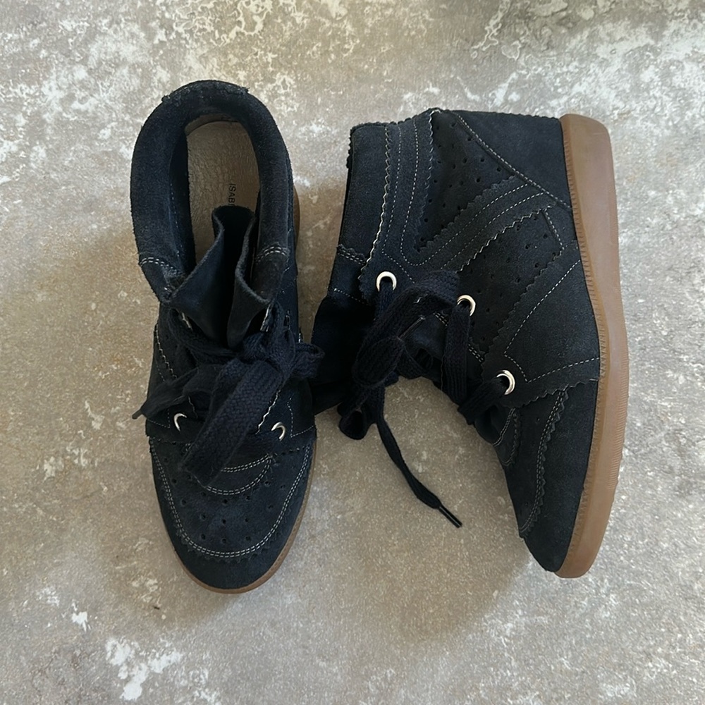 Isabel Marant black Bobby sneaker size 37